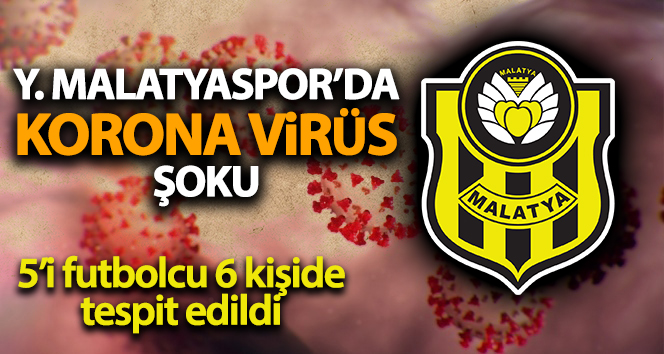 Süper Lig ekibi Yeni Malatyaspor’da 5’i futbolcu 6 kişinin korona virüs testinin pozitif çıktığı açıklandı