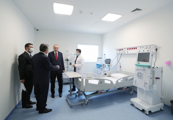 İlk salgın hastanesi açıldı !