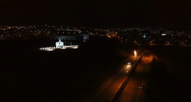 Odunpazarı’ndan cadde kesişimine Atatürk silueti
