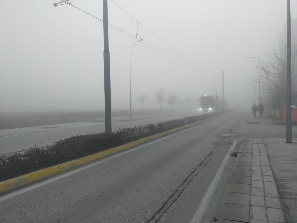 Eskişehir’de sis etkili oldu