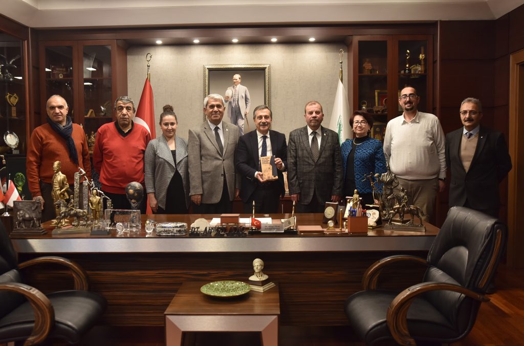 Başkan Ataç, ADD yöneticilerini ağırladı.