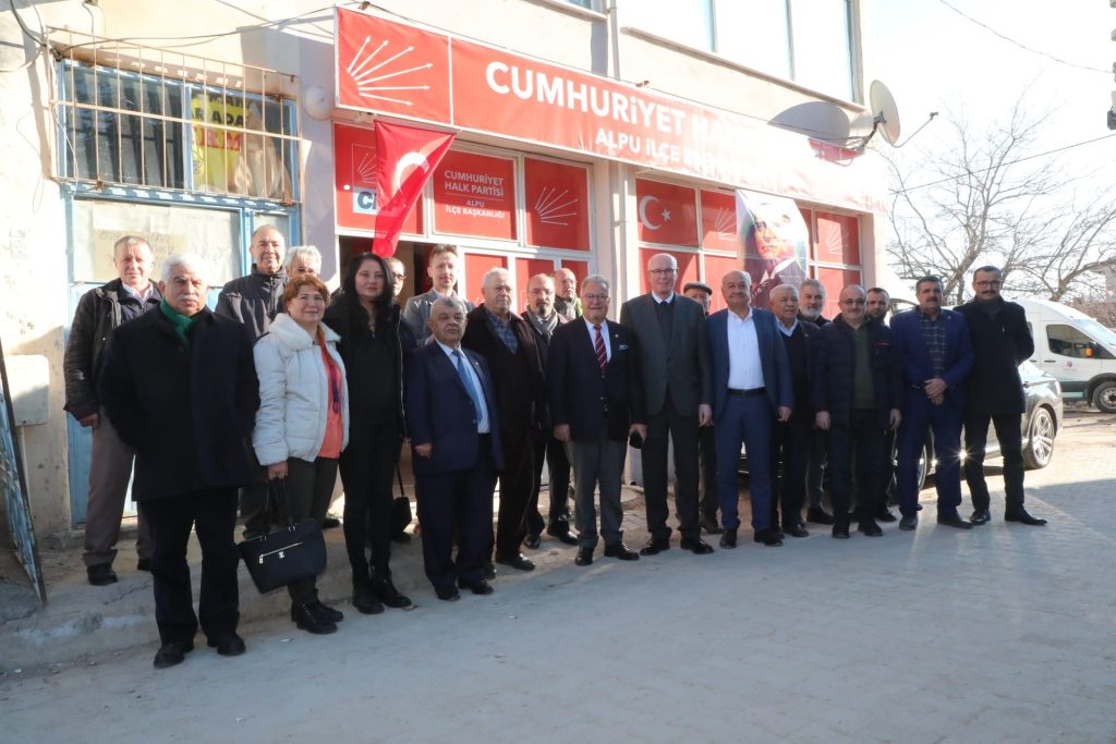 Recep Taşel ve Kazım Kurt, Alpu’yu ziyaret etti