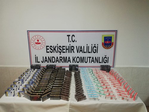 Eskişehir’de 227 paket kaçak sigara ele geçirildi