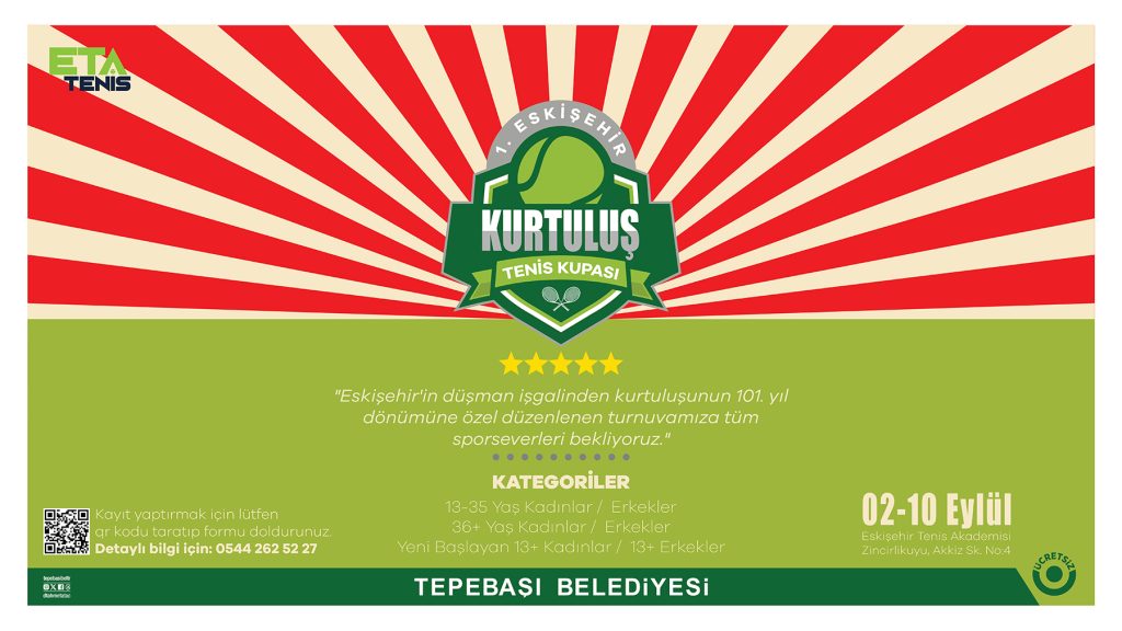 101’inci yıldönümüne özel tenis turnuvası