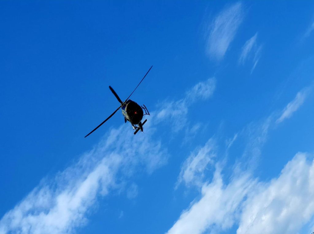 Otel bahçesinde helikopter kazası!