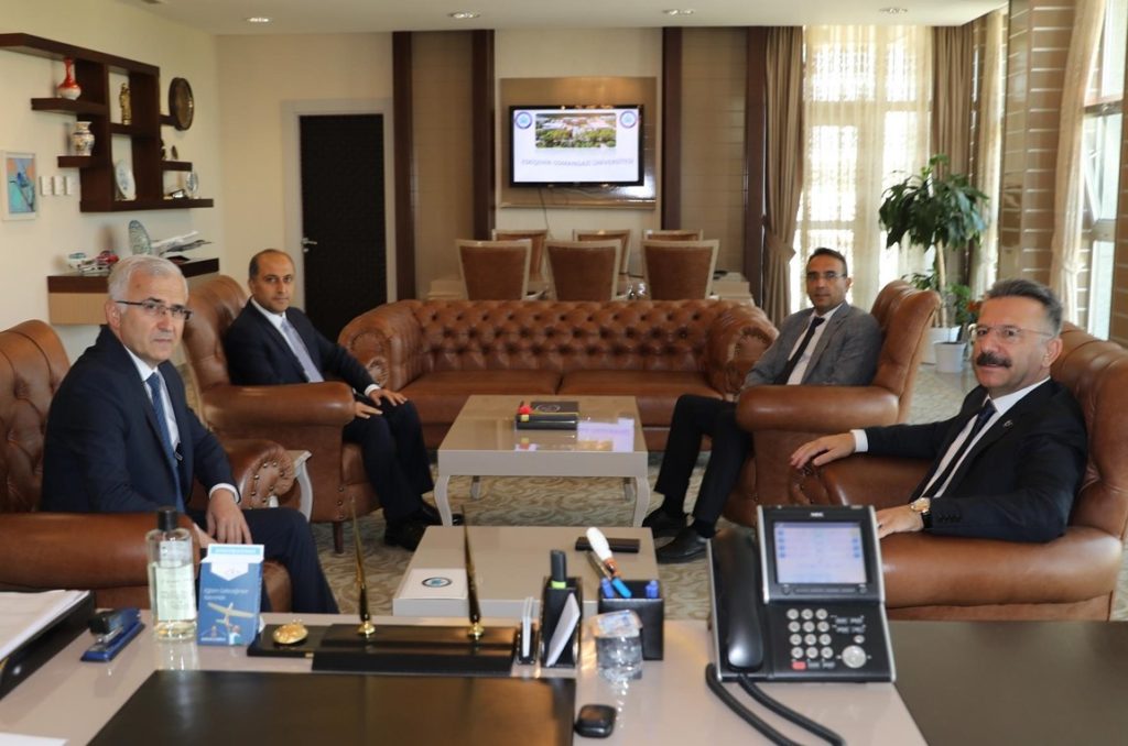 Vali Aksoy’dan Rektör Çolak’a ziyaret