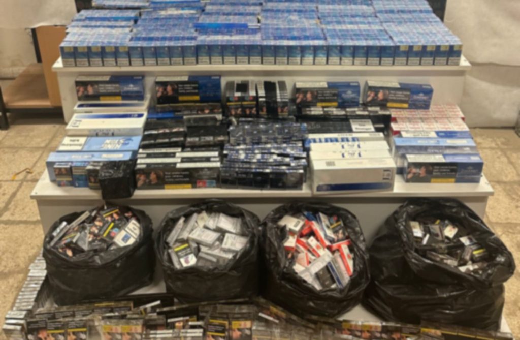 KOM ekiplerinden kaçak sigara operasyonu