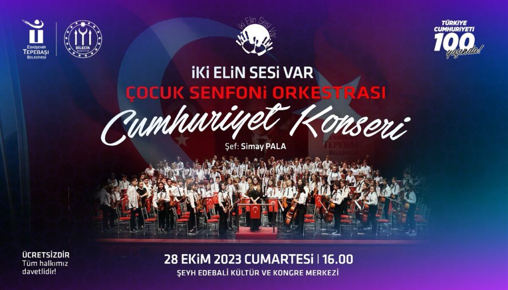 İki Elin Sesi Var Çocuk Senfoni Orkestrası Bilecik’te konser verecek