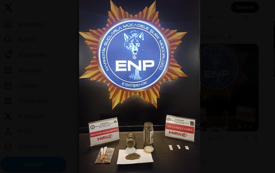 Polisten uyuşturucu vurgunu! 3 şüpheli tutuklandı