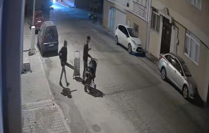 Mazgal hırsızları kameralara yakalandı