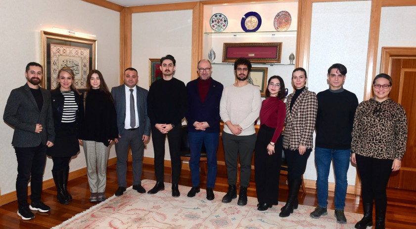 Rektör Erdal, ES-AB’ı ağırladı