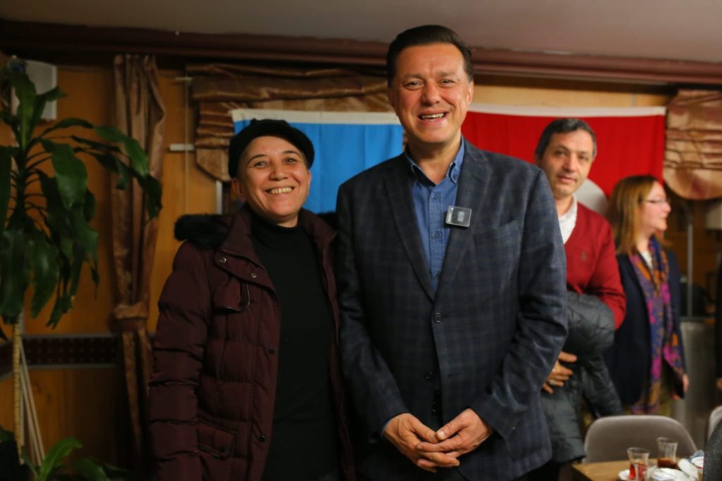 Nebi Hatipoğlu Tatar iş insanlarıyla akşam yemeğinde bir araya geldi