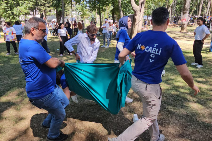 Rekreasyon Ekibi festivalde keyifli etkinlikler düzenledi