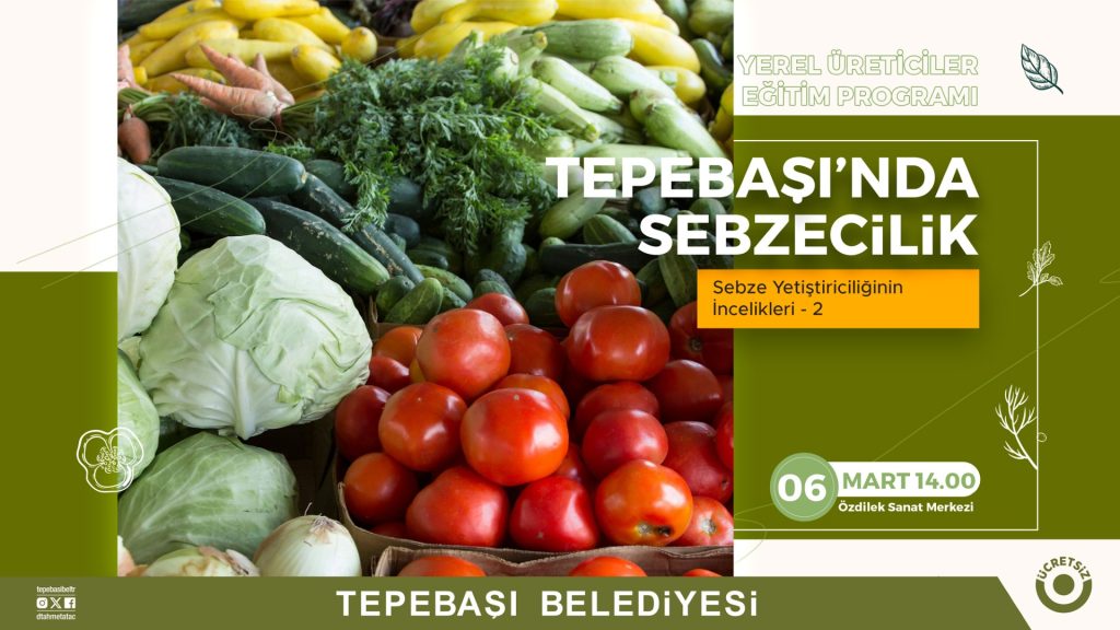 Yerel üreticilere sebzecilik eğitimi sürüyor