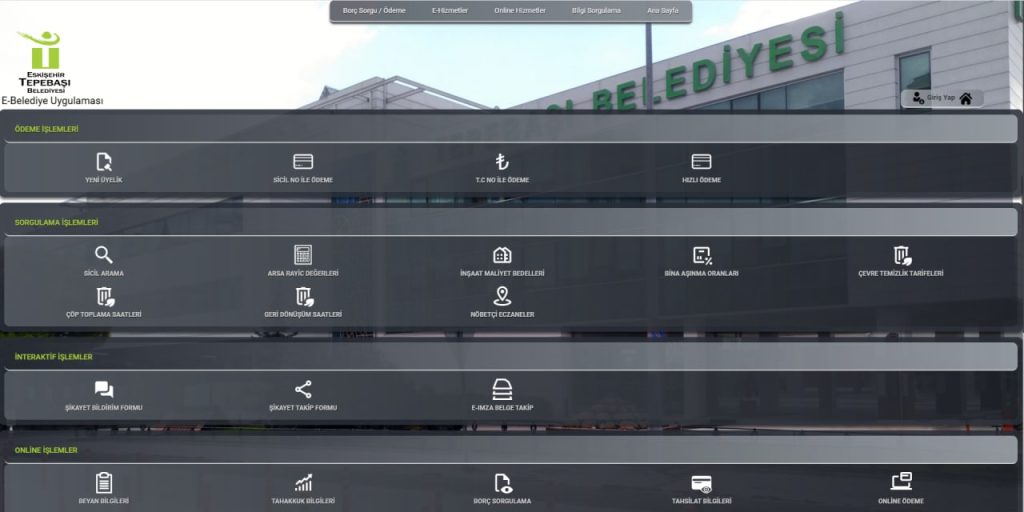Tepebaşı’nda mobil ödeme kolaylığı