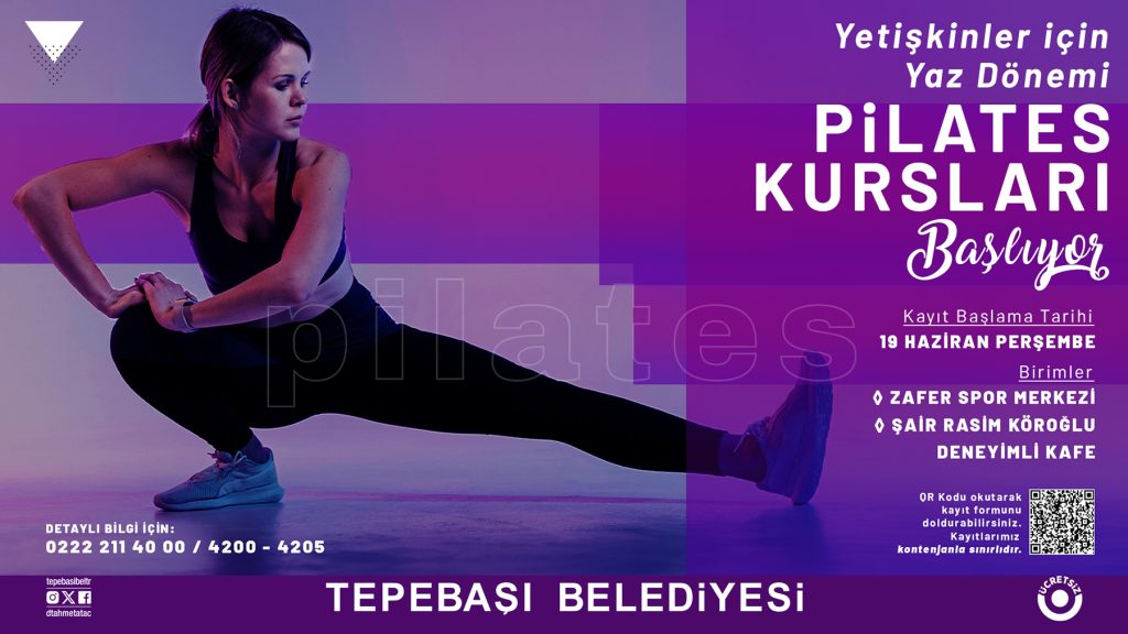 Tepebaşı’nda pilates kayıtları 19 Haziran’da başlayacak