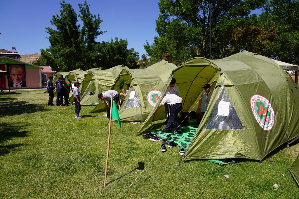 İklim İzcileri kampta
