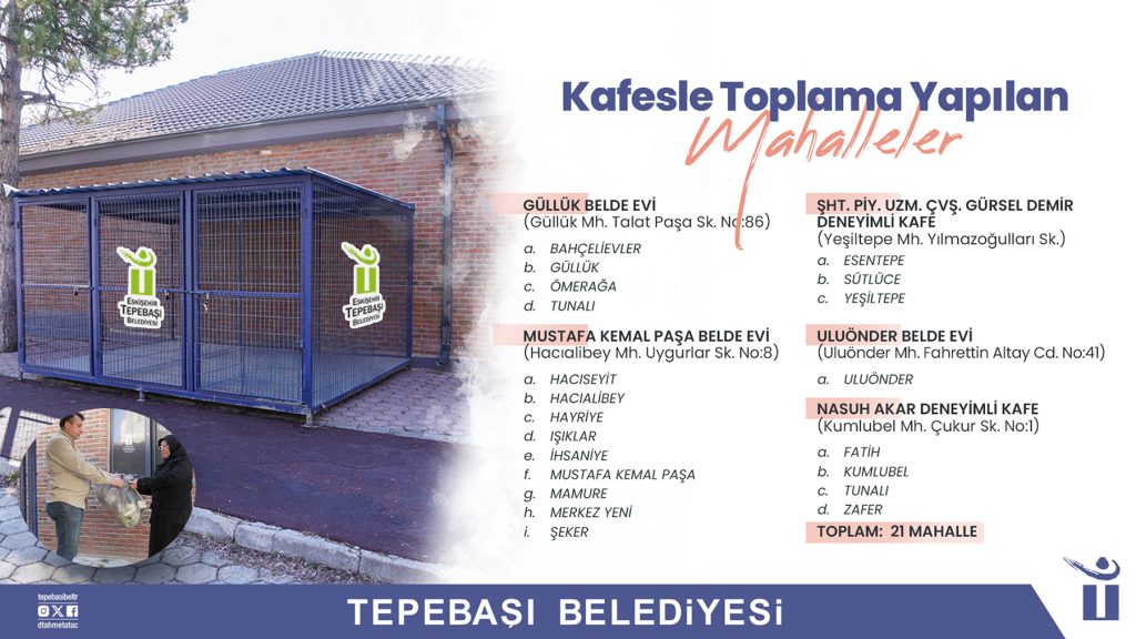 Temiz çevre, temiz Tepebaşı!