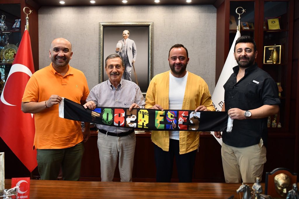 Eskişehirspor yönetimi Başkan Ataç’ı ziyaret etti