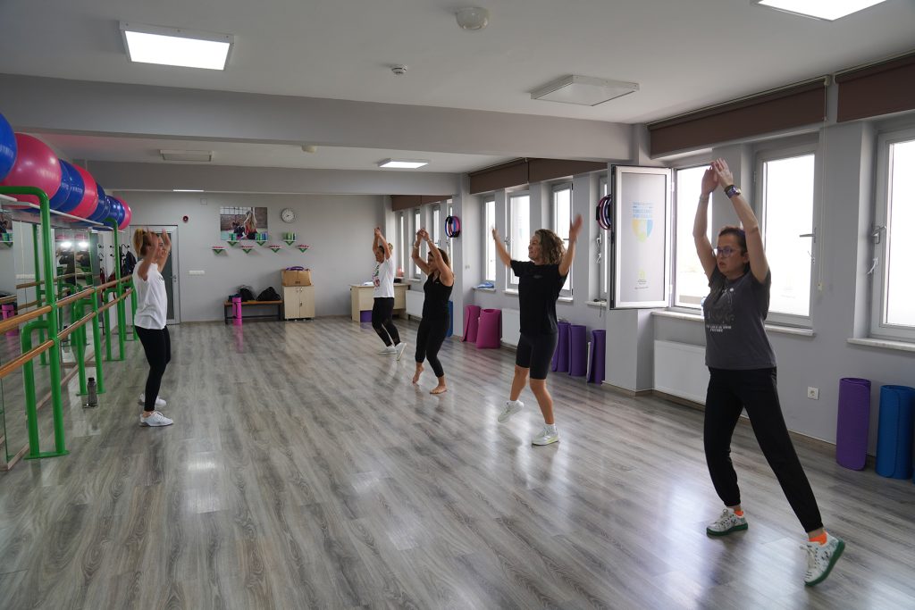 Tabata programları ile hem spor yapıyor hem de eğleniyorlar
