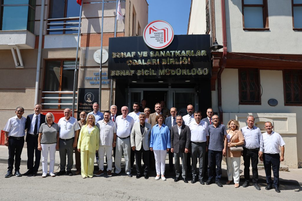 Başkanlar esnafı dinledi