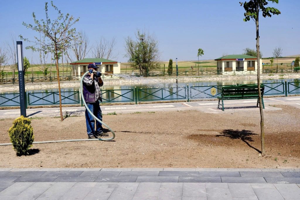 Mahmudiye’ye 12 dönümlük büyük park yapıldı