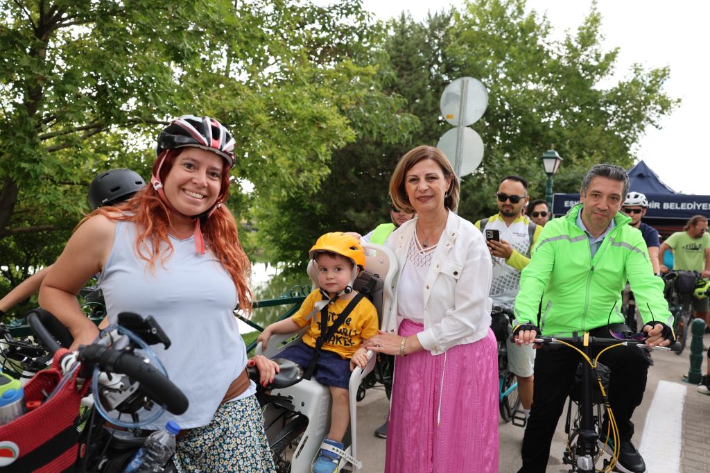 Eskişehir’in ilk bisiklet parkına görkemli açılış
