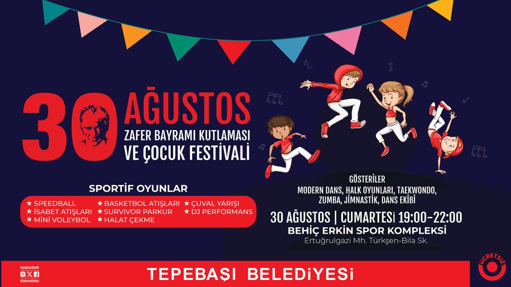 Tepebaşı’nda 30 Ağustos coşkusu yaşanacak