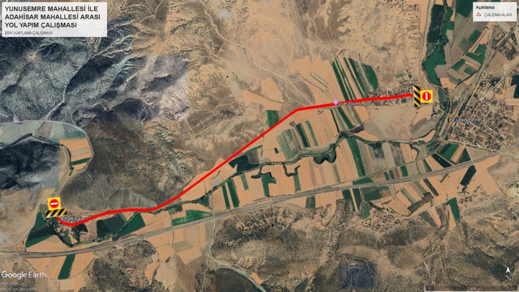 Mihalıççık Beylikova yolu 5 Ekim’e kadar trafiğe kapanacak