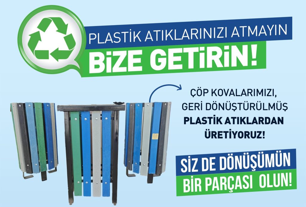 Çöp kovaları plastik atıklardan üretilecek!