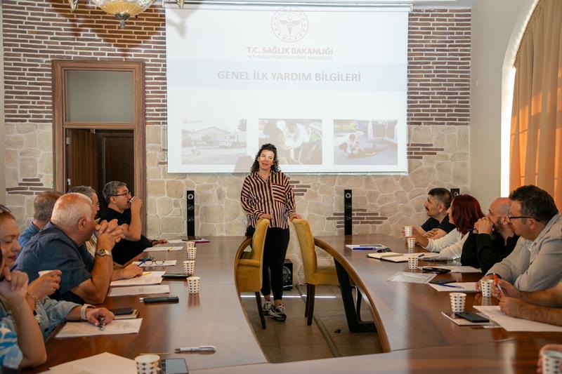 Eskişehir Tarım ve Orman Müdürlüğü personeli ilk yardım eğitimi aldı