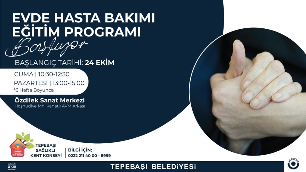Evde hasta bakımı programı başlıyor