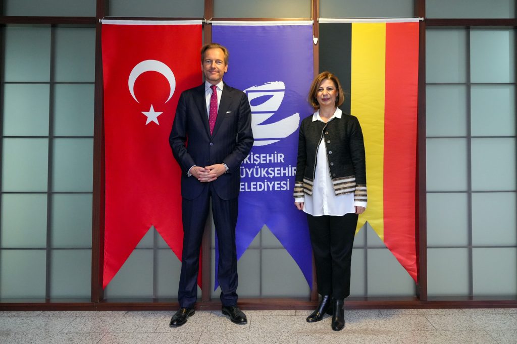 Büyükelçi Velde’den Başkan Ünlüce’ye ziyaret