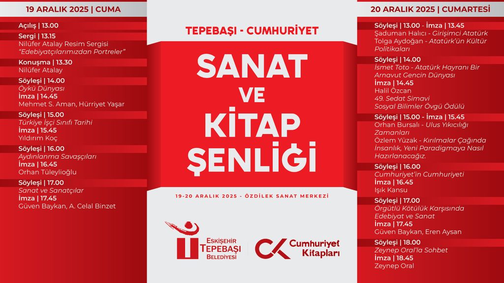 Tepebaşı’nda Sanat ve Kitap Şenliği başlıyor