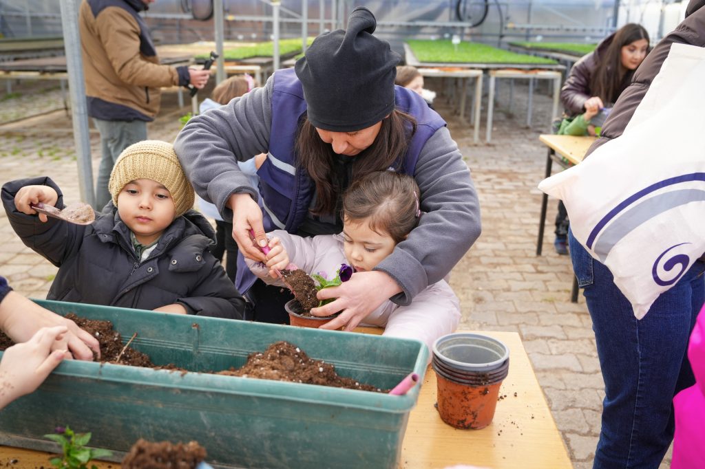 Minikler doğayla iç içe bir gün geçirdi