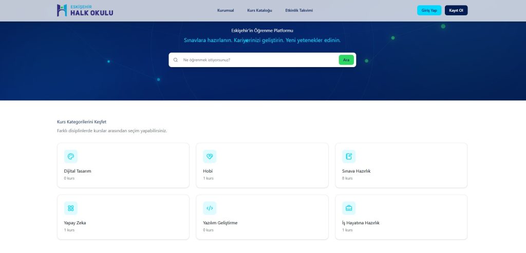 Eskişehir Halk Okulu açılıyor!