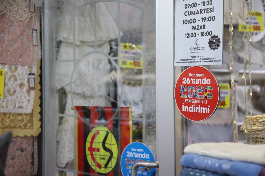 Her ayın 26’sı Eskişehir’de indirim günü!