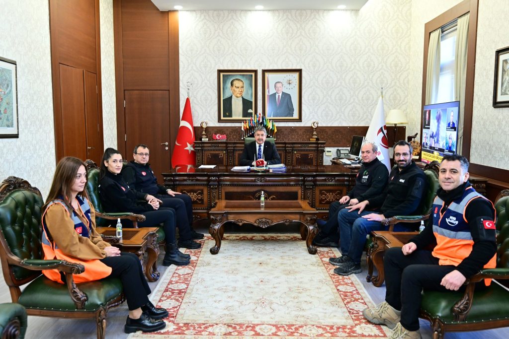 AFAD heyetinden Deprem Haftası’nda Vali Yılmaz’a ziyaret