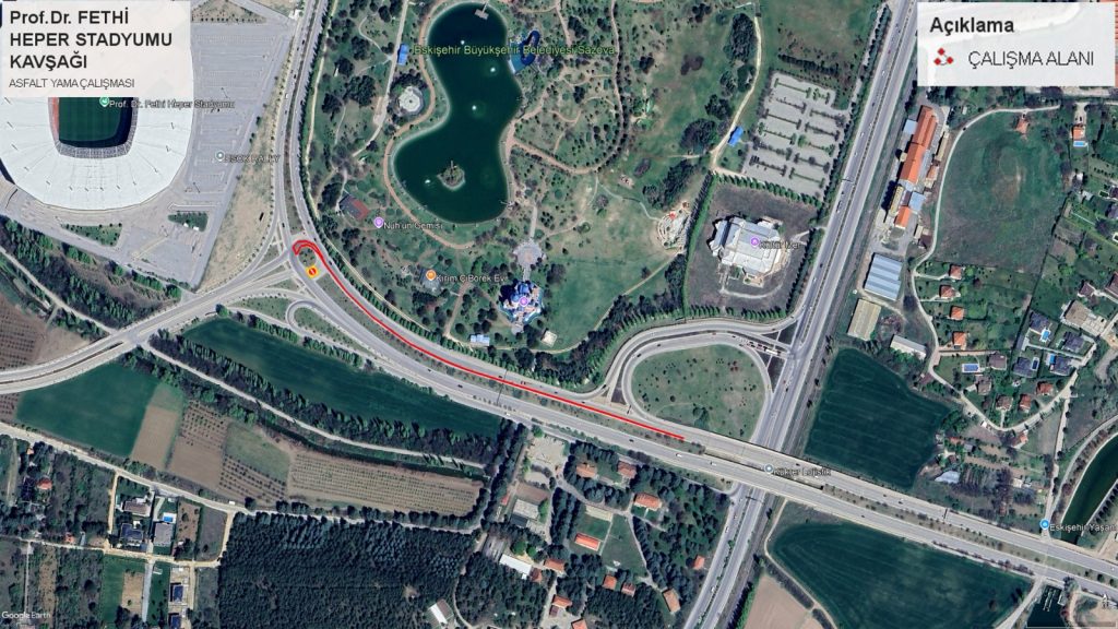 Stadyum kavşağı yarın trafiğe kapanacak