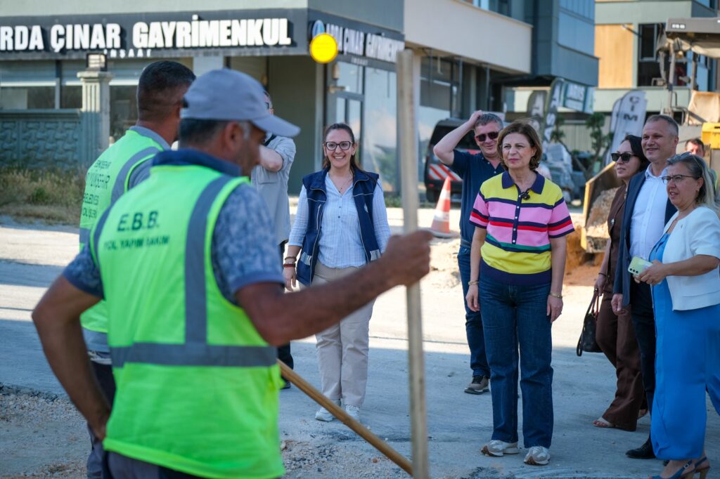 Ayşe Ünlüce, Aşağısöğütönü ve Zincirlikuyu’daki çalışmaları sahada takip etti