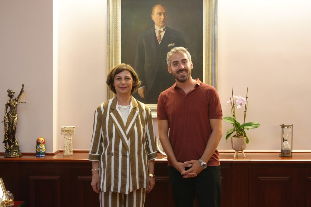 Berchem Belediye Başkanı Öztürk’ten Başkan Ünlüce’ye ziyaret