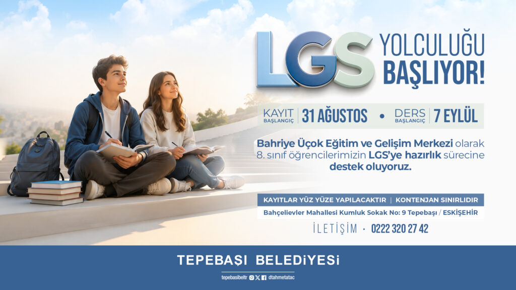 Tepebaşı’nda öğrencilere LGS hazırlık kursları başlıyor