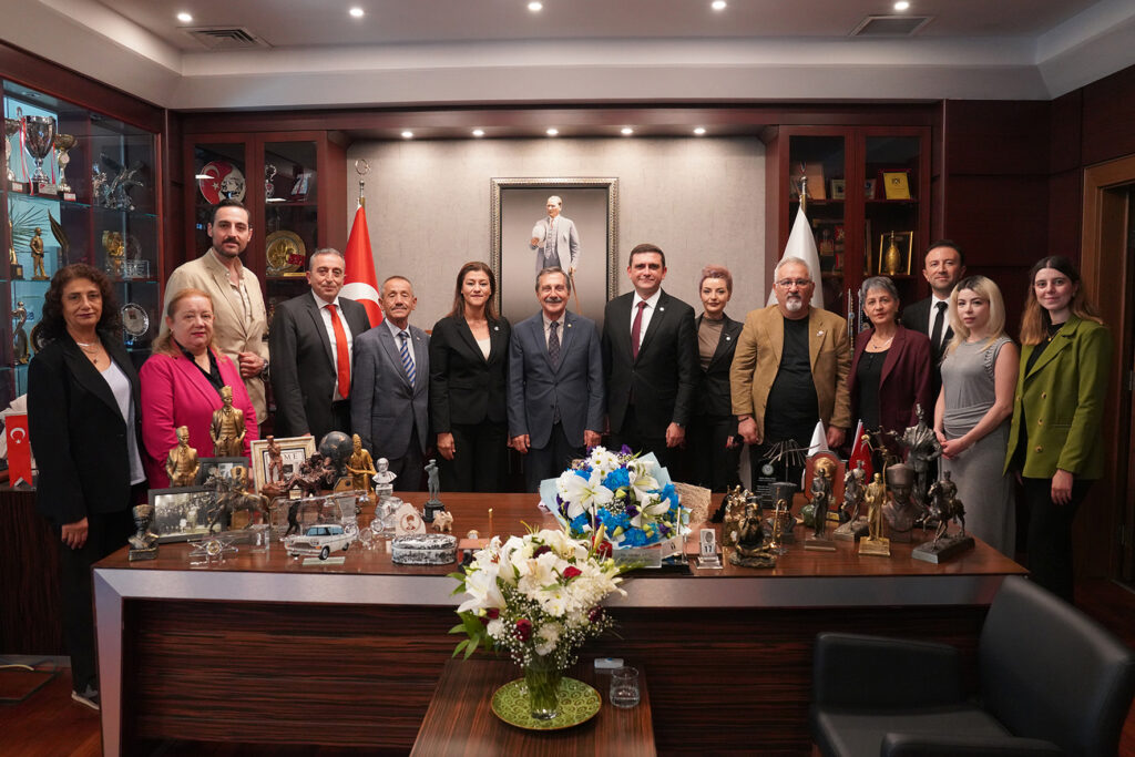 Başkan Yıldırım ve yönetimi, Başkan Ahmet Ataç’ı ziyaret etti